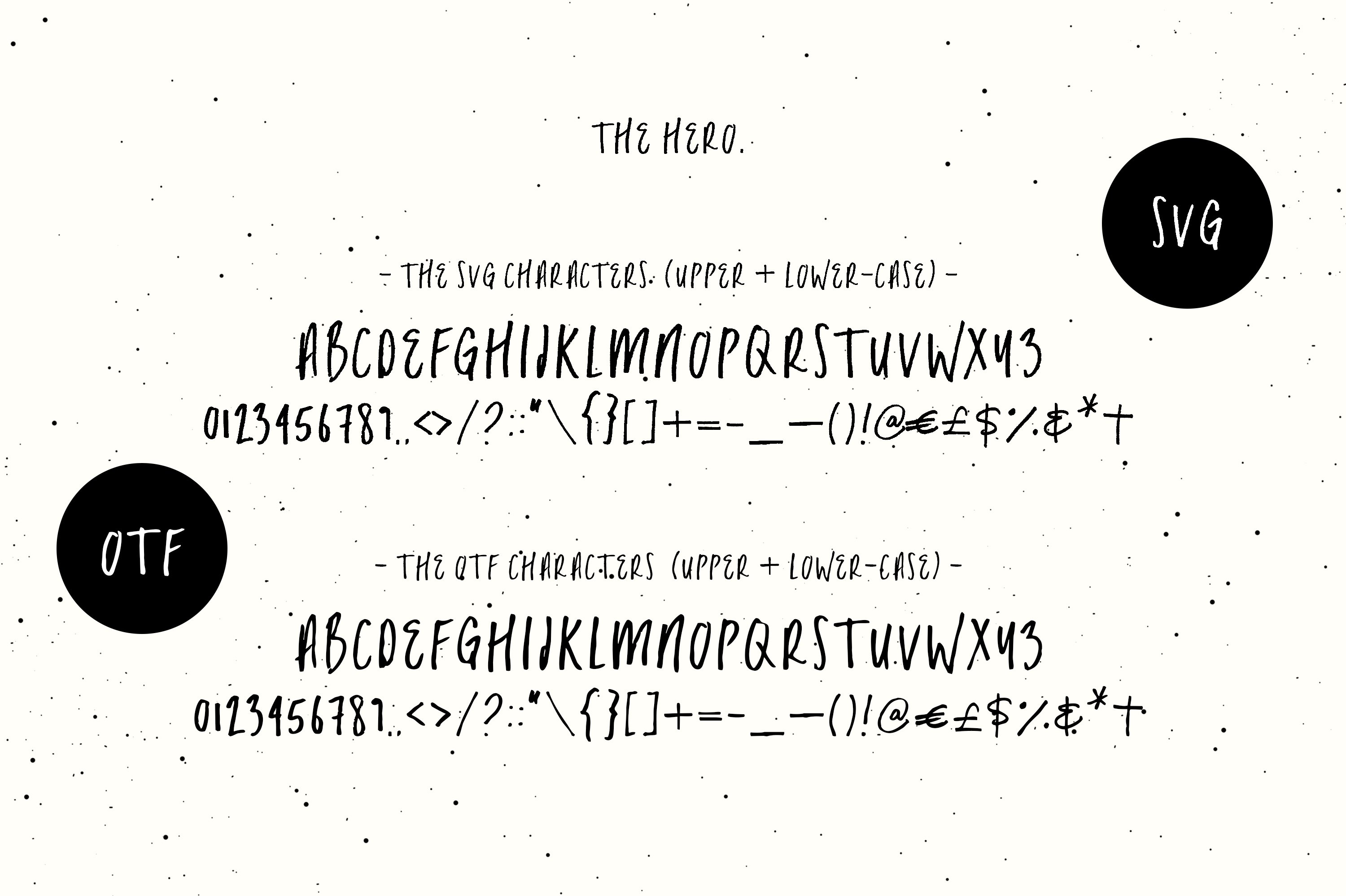 the hero font preview 2 1 774