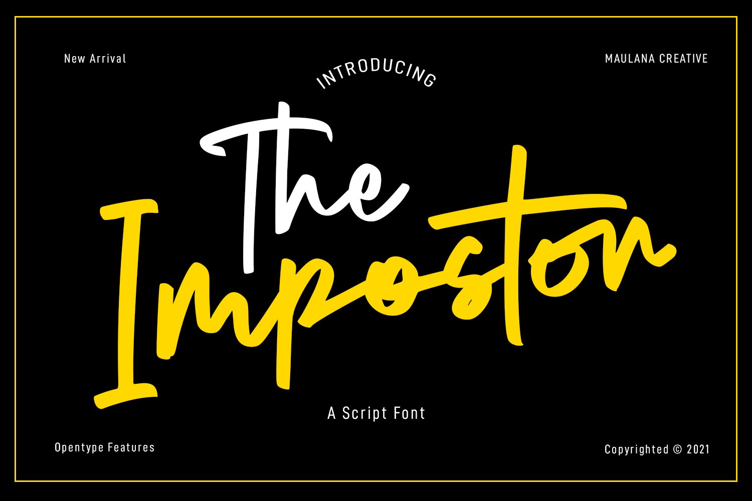 The Impostor Script Font cover image.