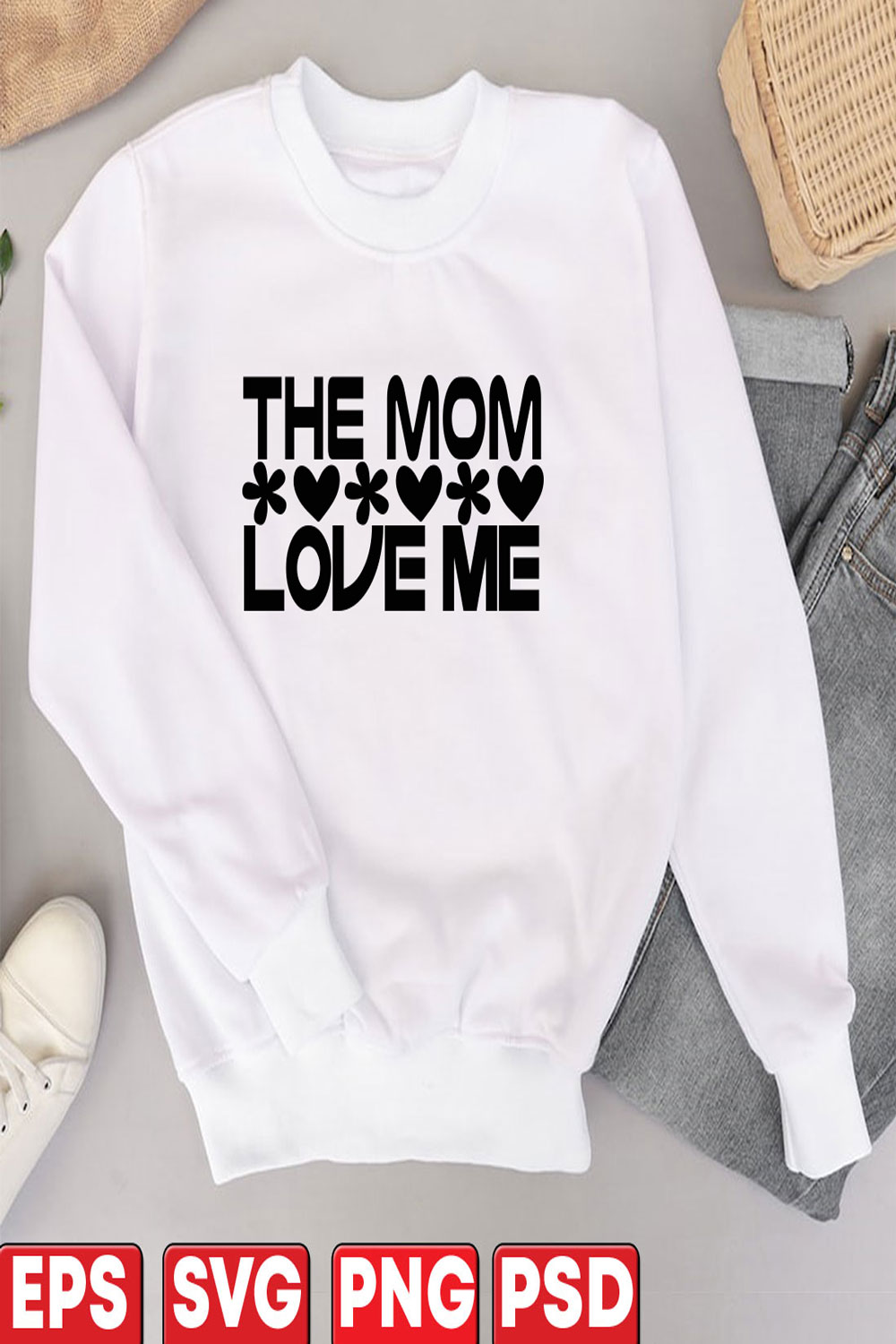 The Mom love me pinterest preview image.