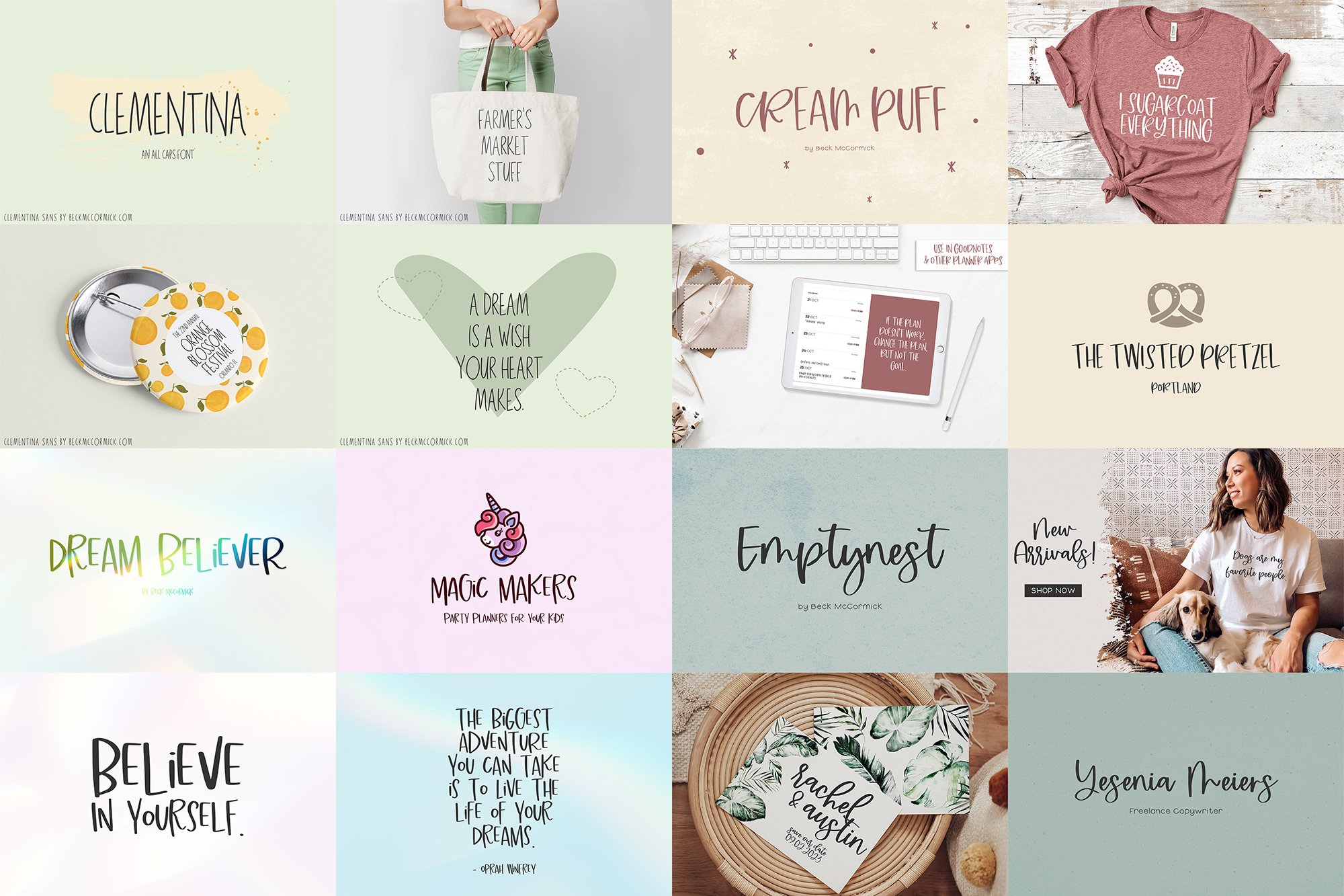 the planner font bundle 3 308