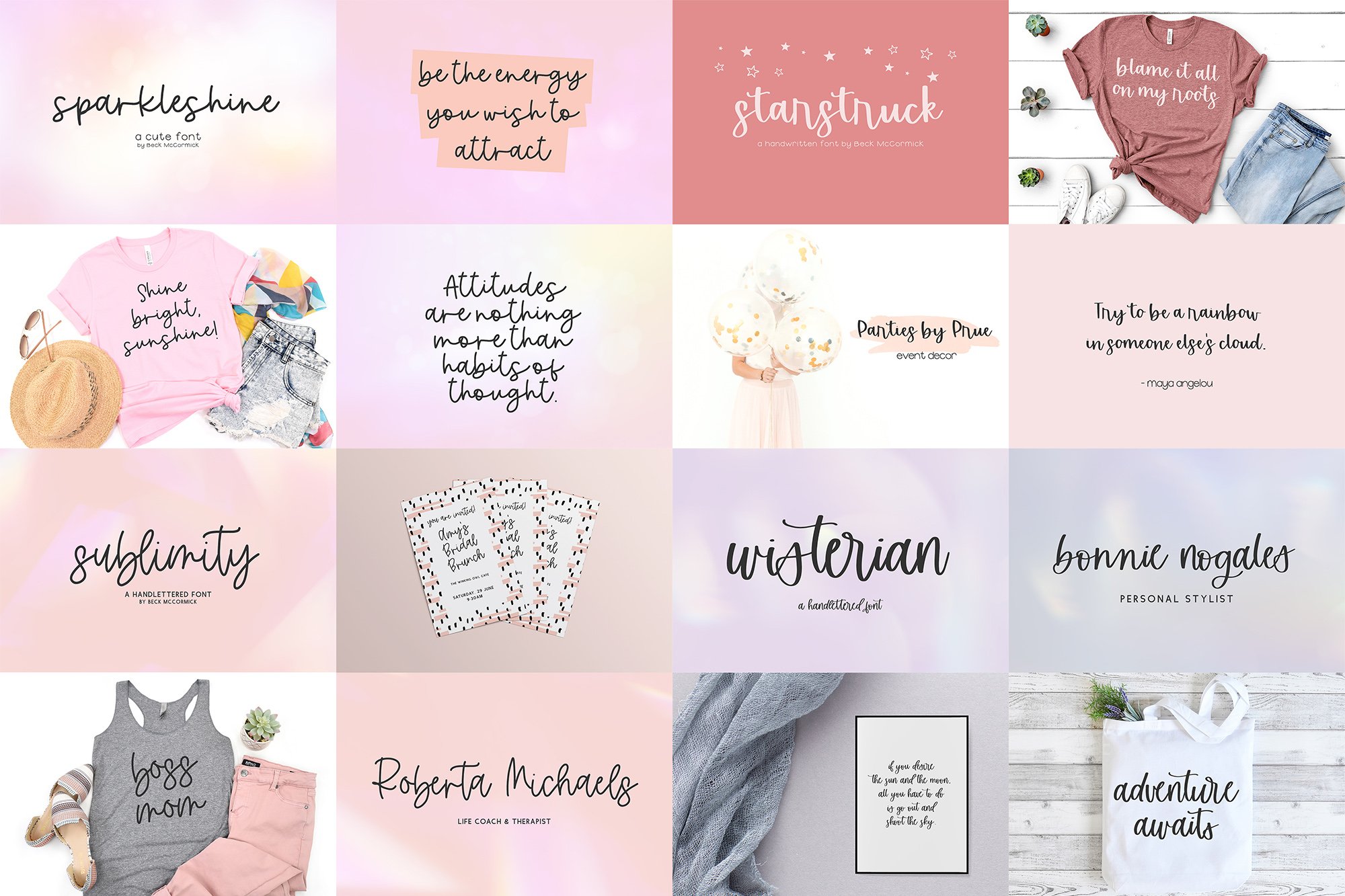 the planner font bundle 4 695