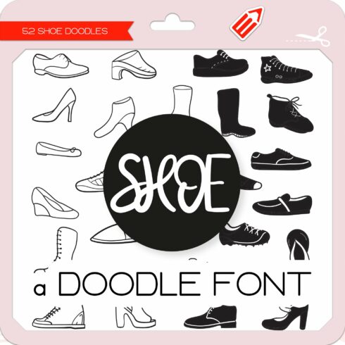 Shoe Doodles - Dingbats Font cover image.