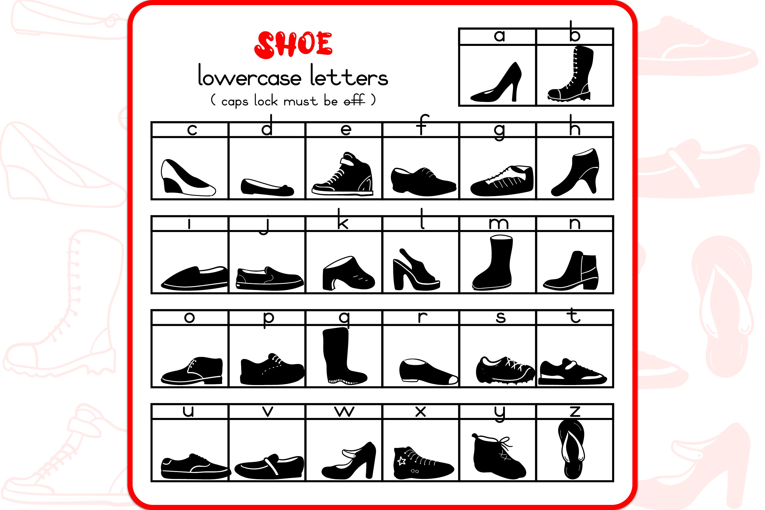 the shoe fonts 11083673 3 468