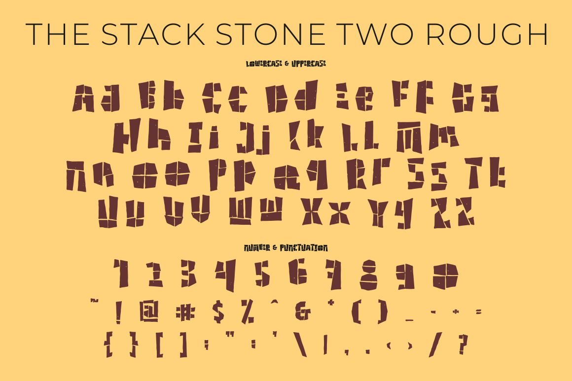 the stack stone display font 281429 174