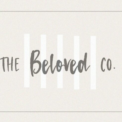 The Beloved Co. | Font Collection cover image.