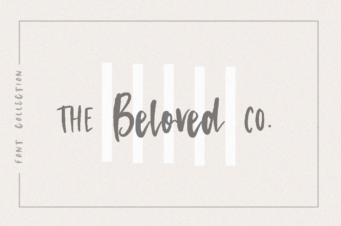 The Beloved Co. | Font Collection cover image.