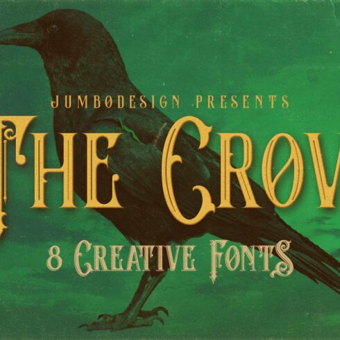 The Crow - Vintage Style Font cover image.