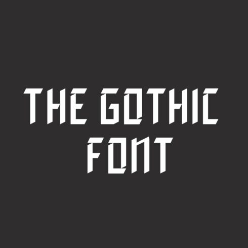 The Gothic Font cover image.