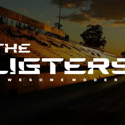 The Lighters - Modern Font cover image.