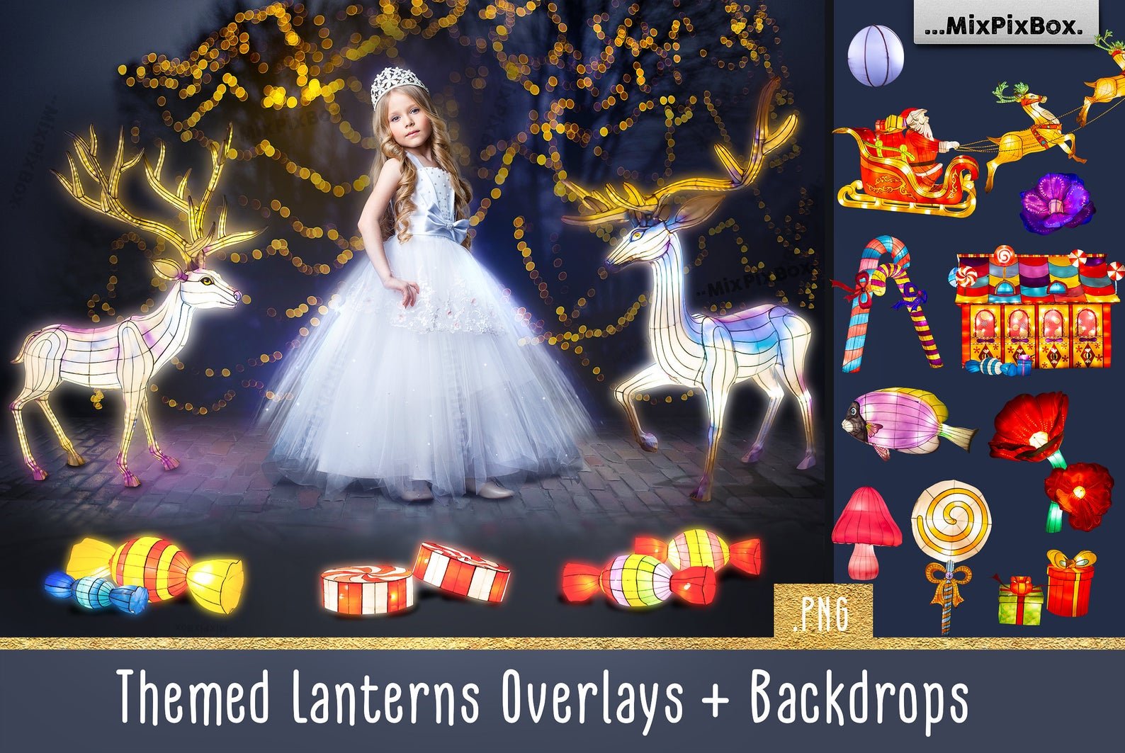 Themed Lantern Overlays and Backdropcover image.