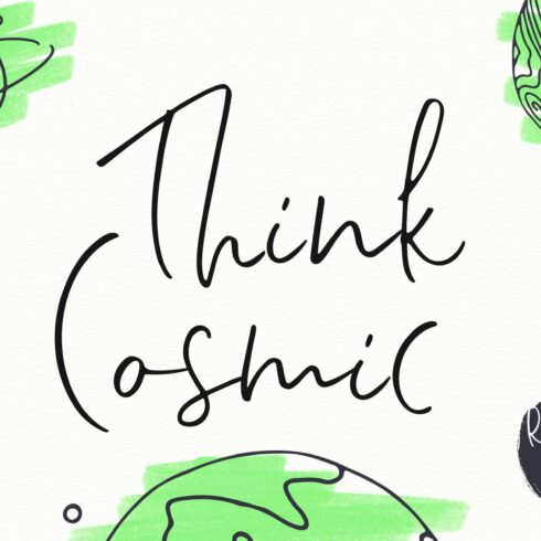 Think Cosmic | A Casual Script cover image.