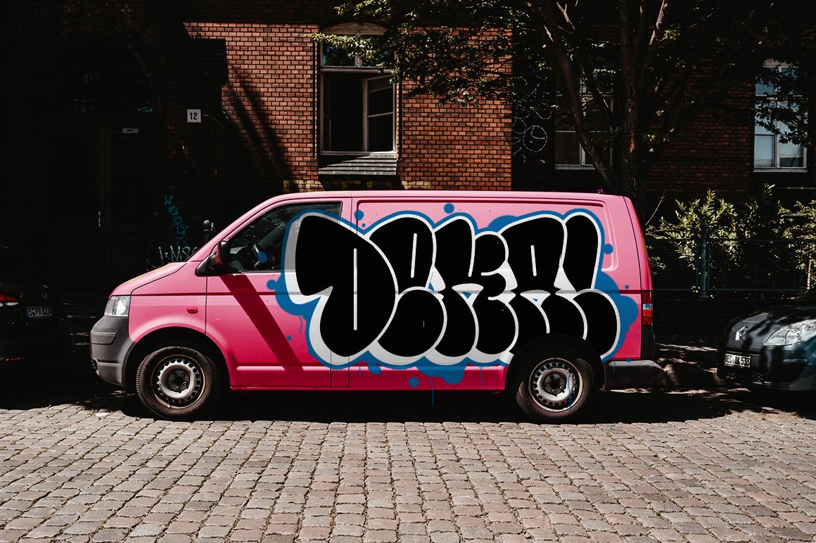 Graffiti Inspired Fonts | Throws preview image.