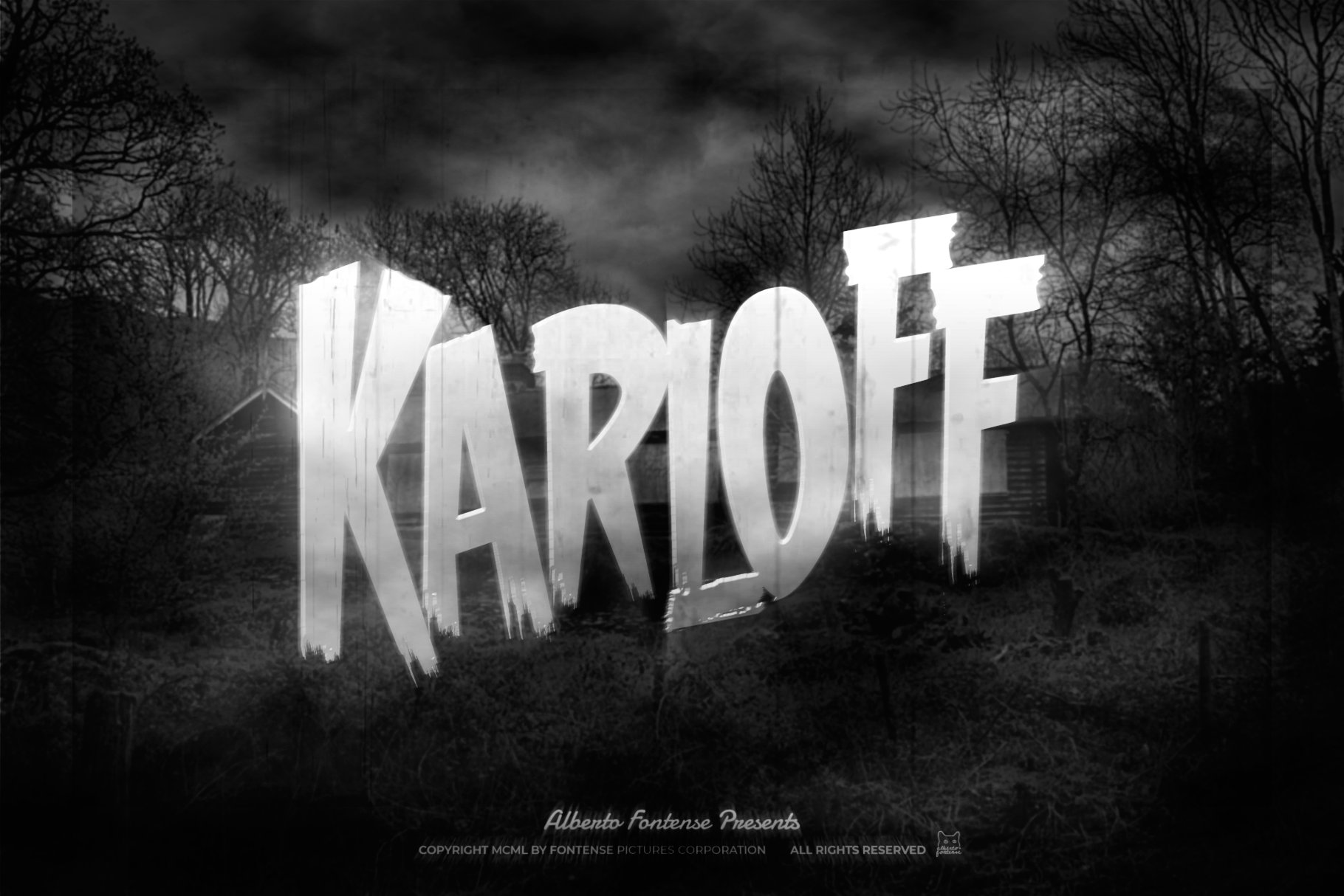 Karloff - Halloween Horror Font cover image.