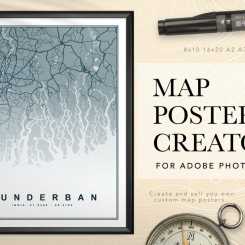 Map Poster Creator for Photoshopcover image.