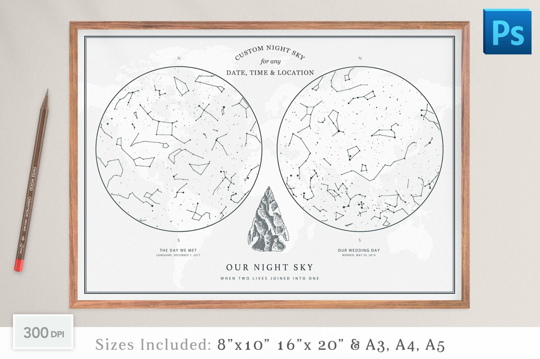 Starmap Poster Creator (Double Map) – MasterBundles
