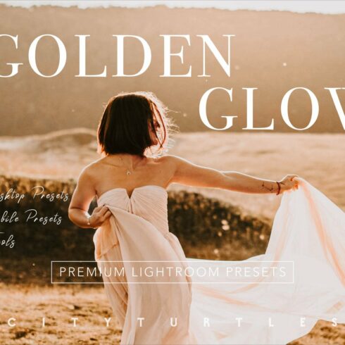 Sunny GOLDEN GLOW Lightroom Presetscover image.