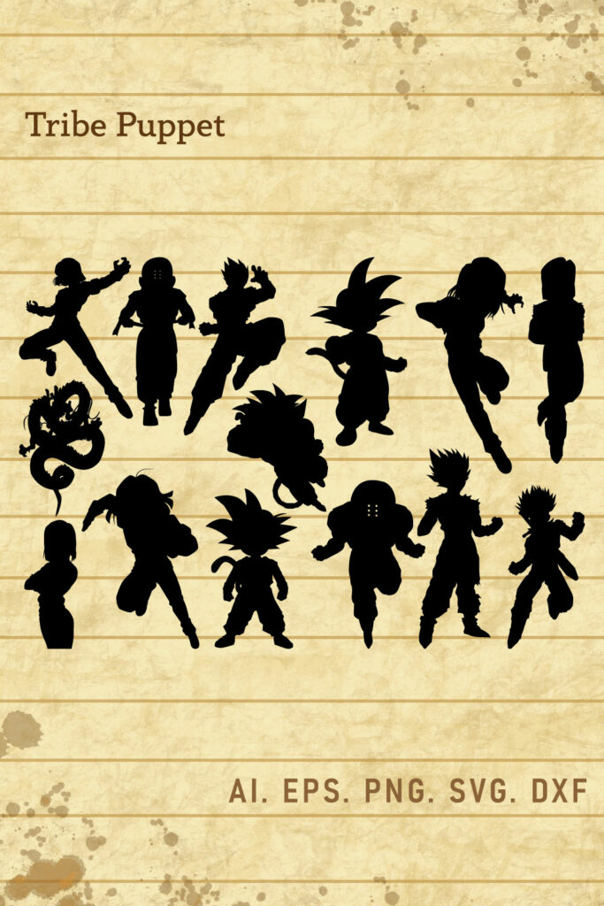 Dragon Ball Z Vector set 2 - MasterBundles