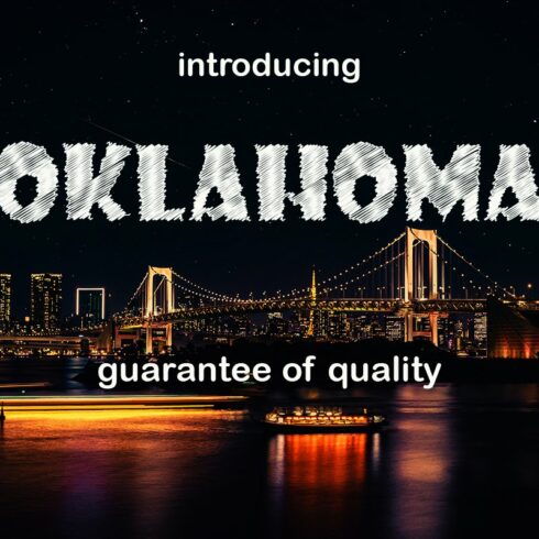 Oklahoma Font cover image.