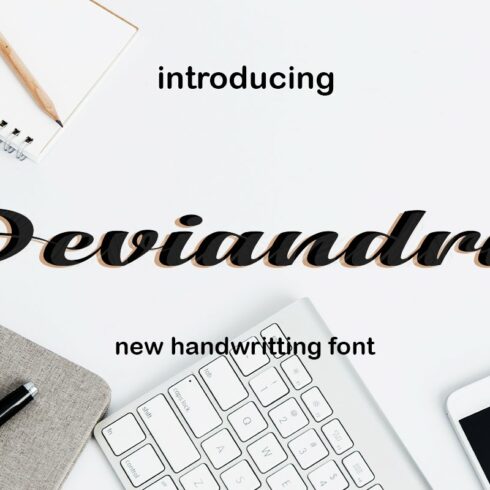 Deviandra Font Script cover image.