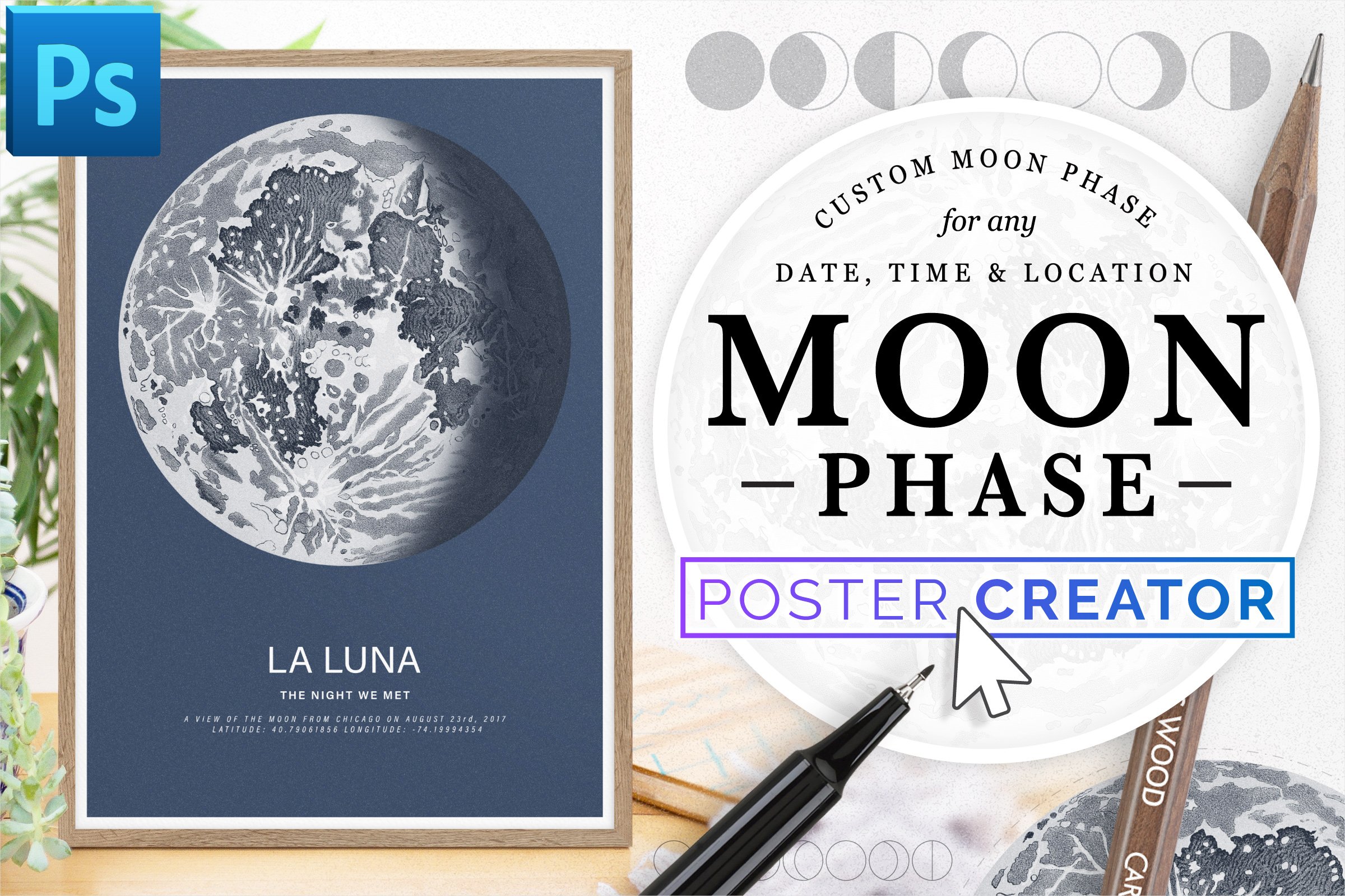 Lunar Phase Poster Creatorcover image.