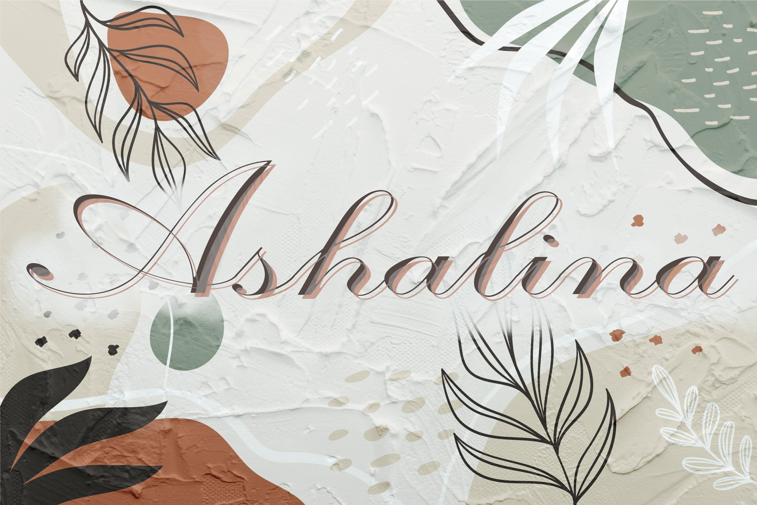 Ashalina Script Font cover image.