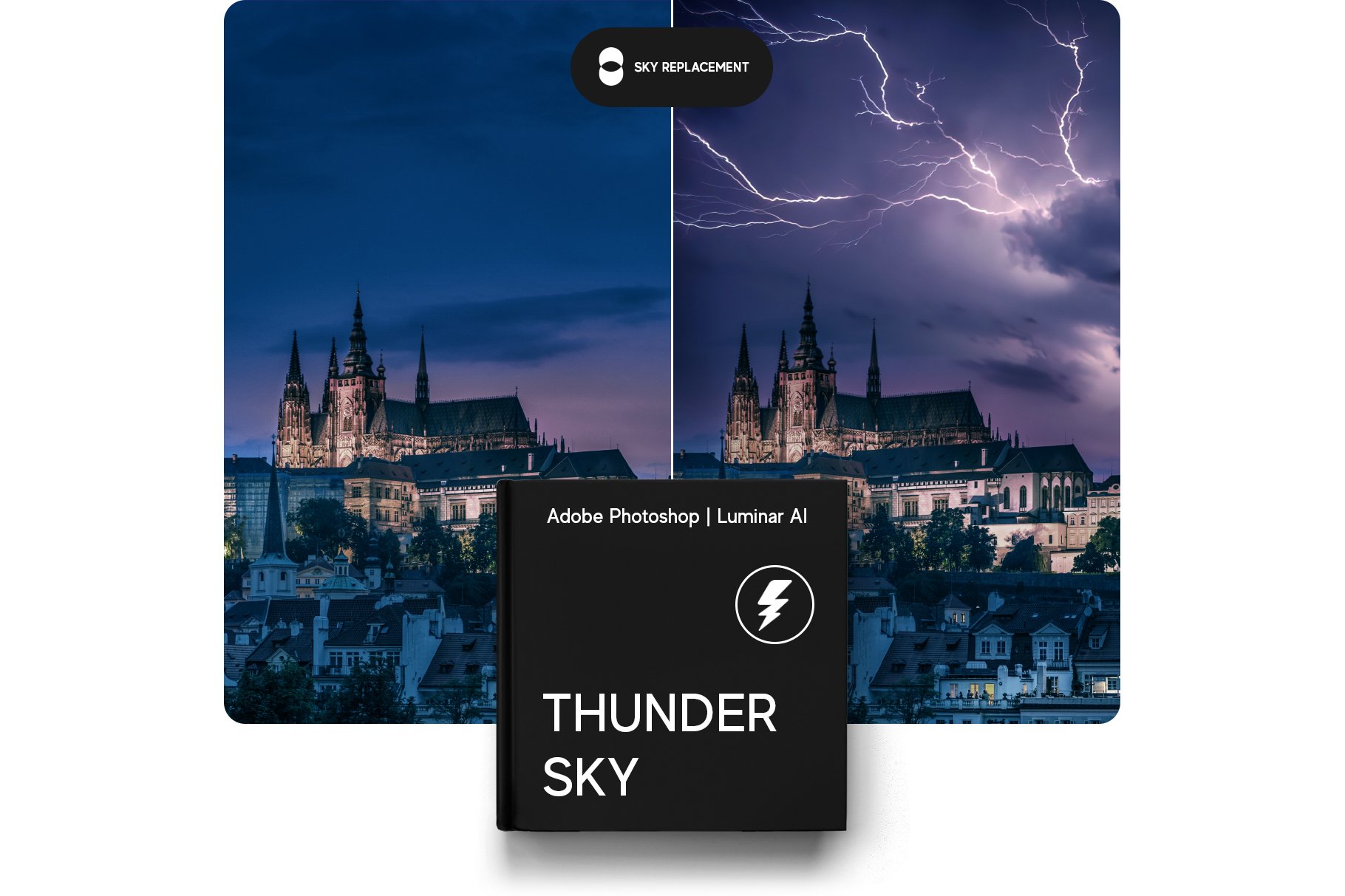 thunder lightning sky replacement pack 1 73