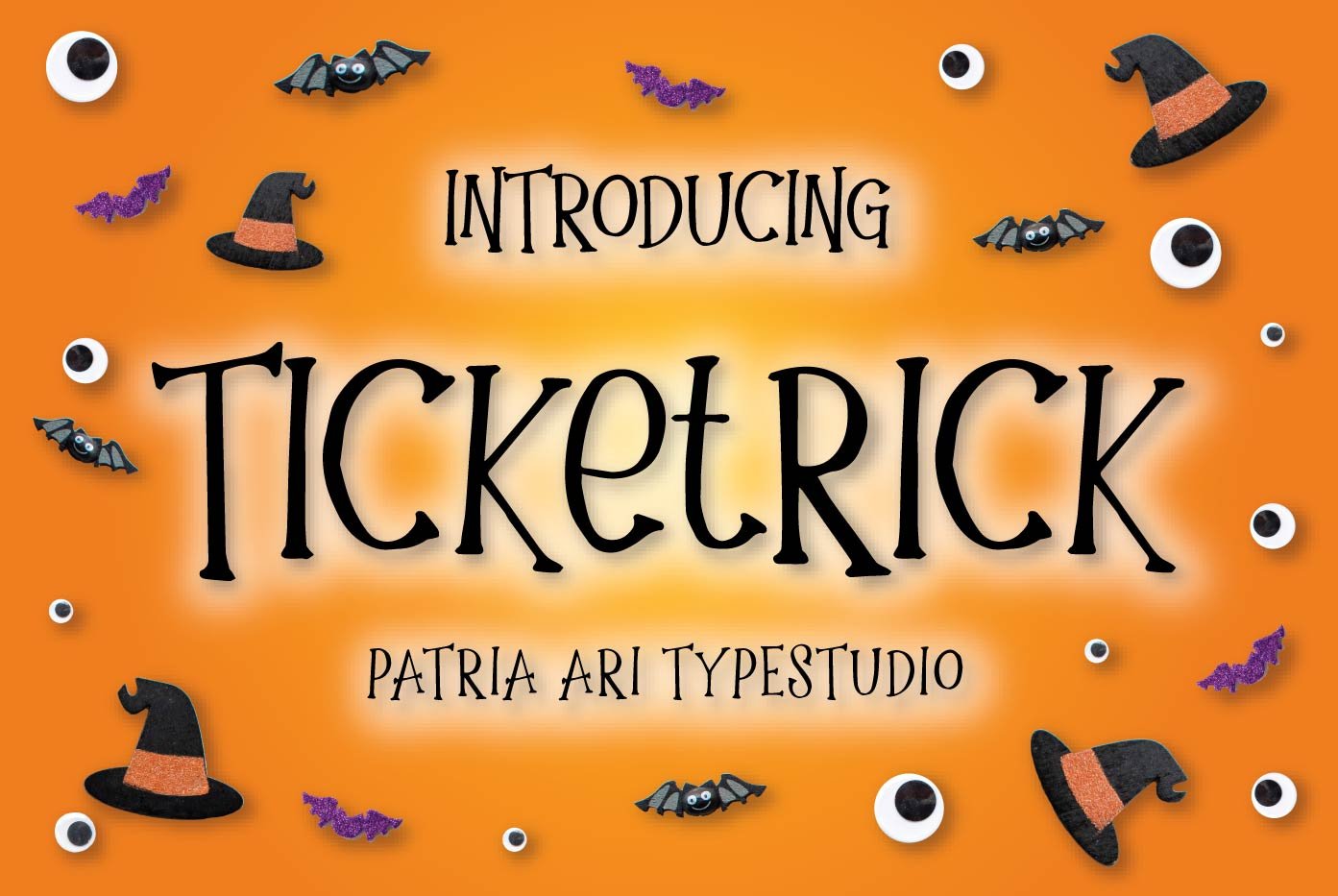 Ticketrick - Halloween Fonts cover image.