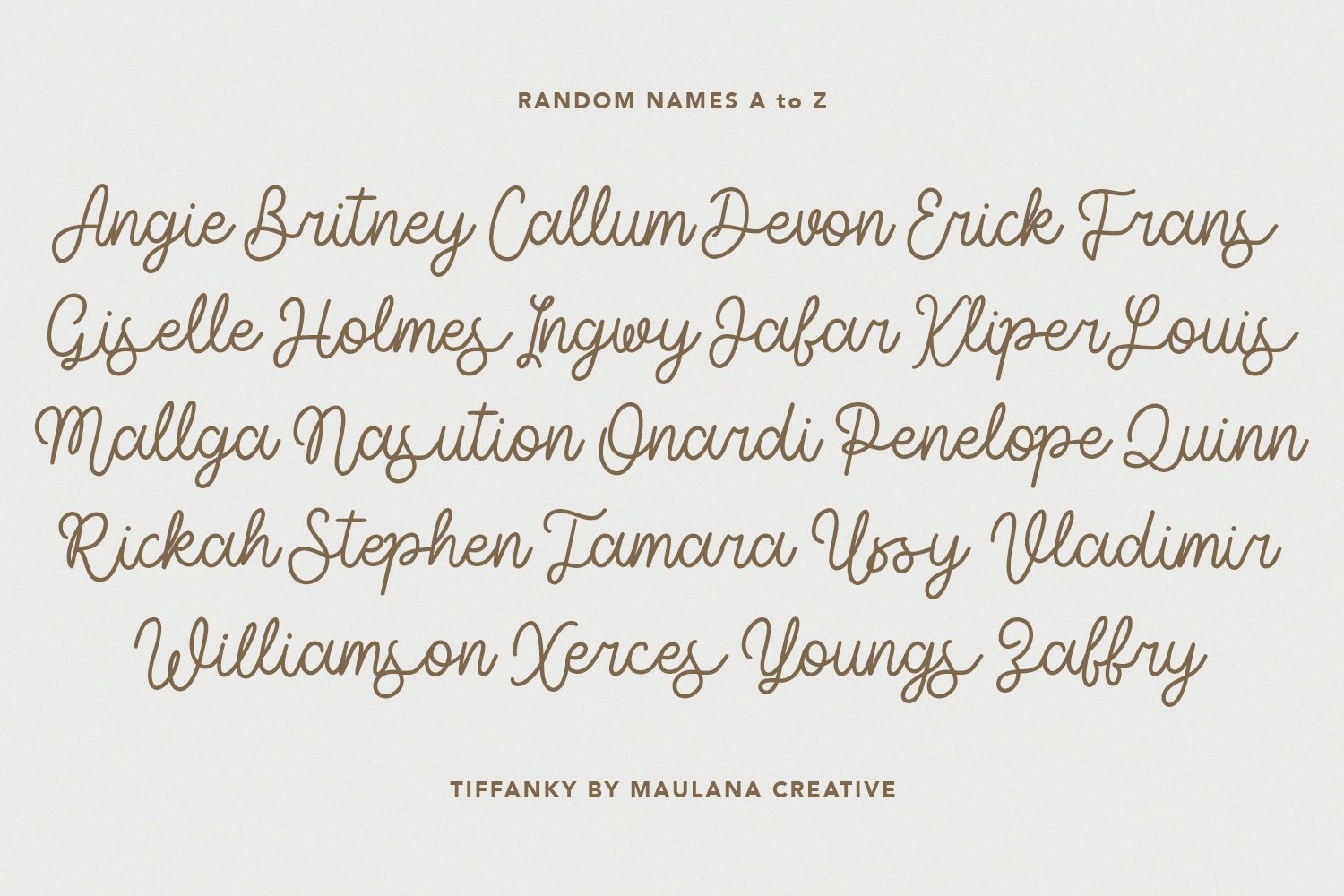 tiffanky monoline cursive font 8 788