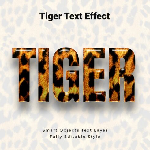 Tiger Psd Text Style Effectcover image.
