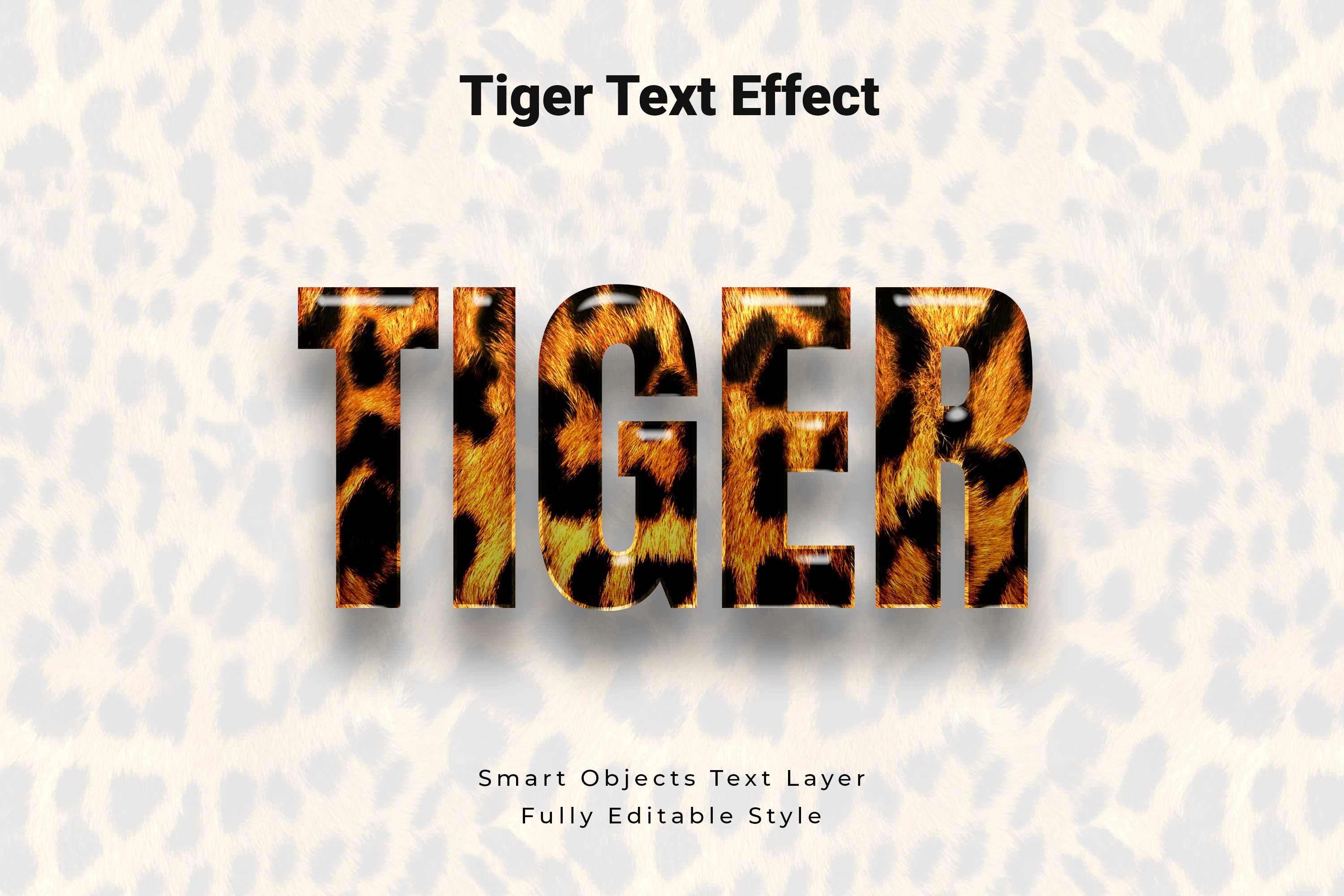 Tiger Psd Text Style Effectcover image.