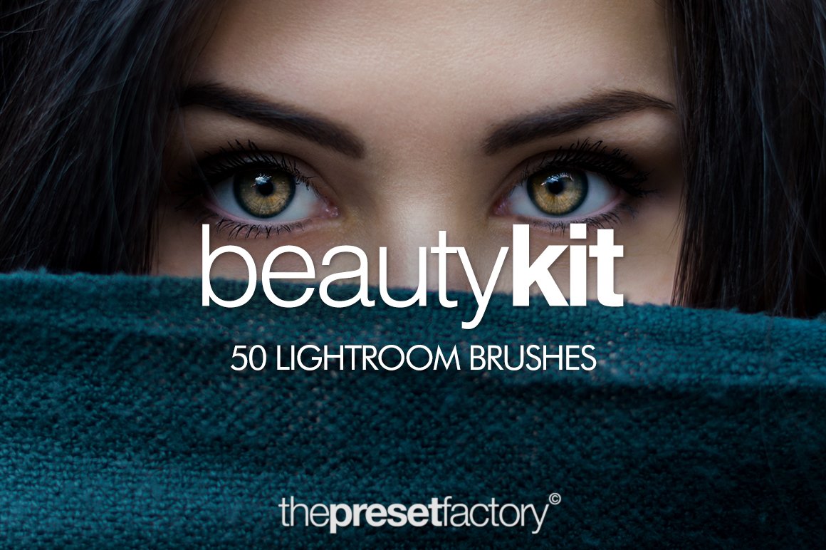 Beauty Kit - 50 Lightroom Brushescover image.