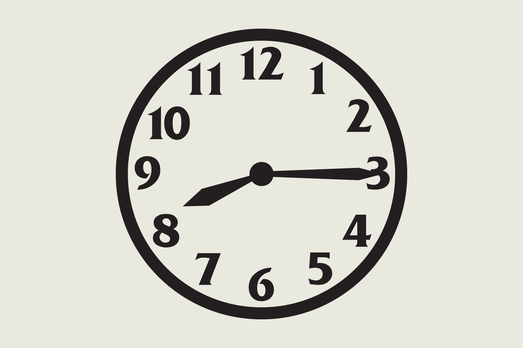 Time Clocks Font preview image.