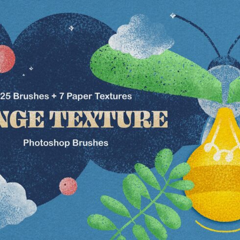 Tinge Texture Photoshop Brushescover image.