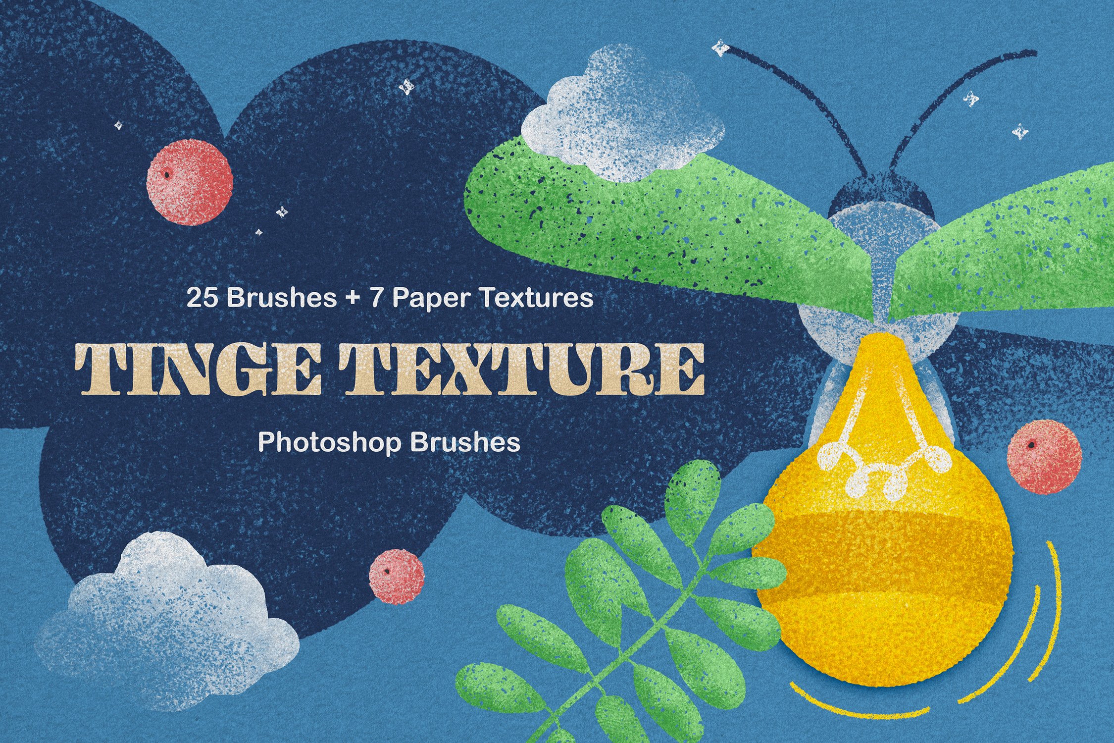 Tinge Texture Photoshop Brushescover image.
