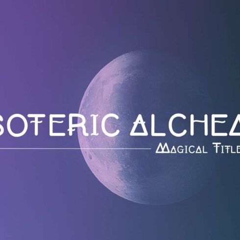 Esoteric Alchemy Font cover image.