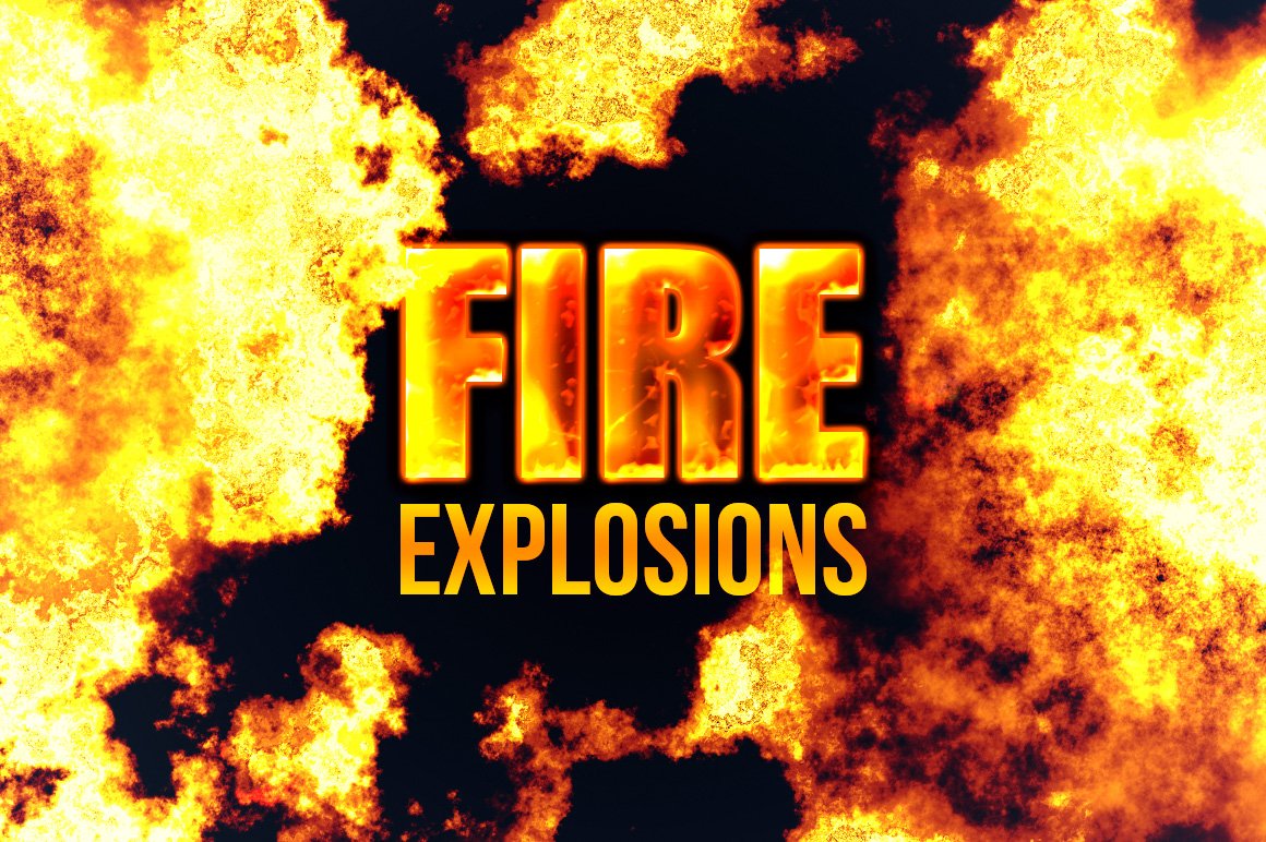 80 Photorealistic Fire Explosionscover image.