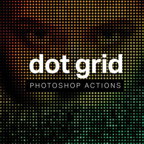 Dot Grid Photoshop Actionscover image.