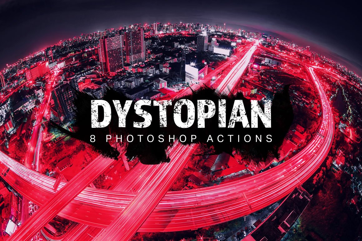 Dystopian Photoshop Actionscover image.