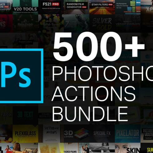 90% OFF 500+ Action Bundlecover image.