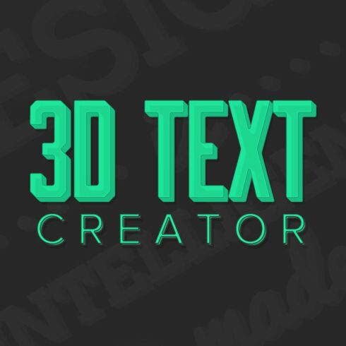 3D Text Creatorcover image.