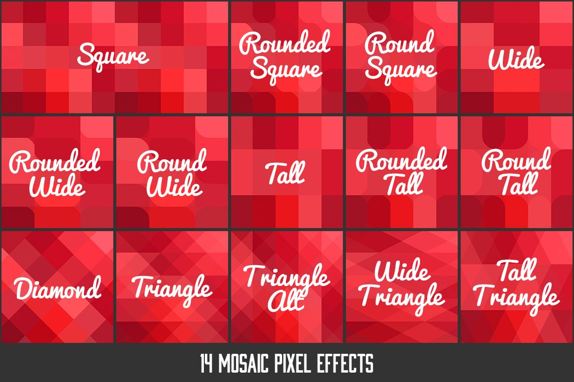 Pixelator - 14 Mosaic Pixel Effectspreview image.