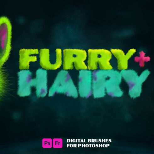Furry + Hairy Photoshop Brushescover image.
