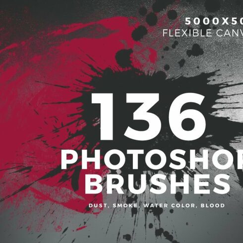 136 Photoshop Brushescover image.