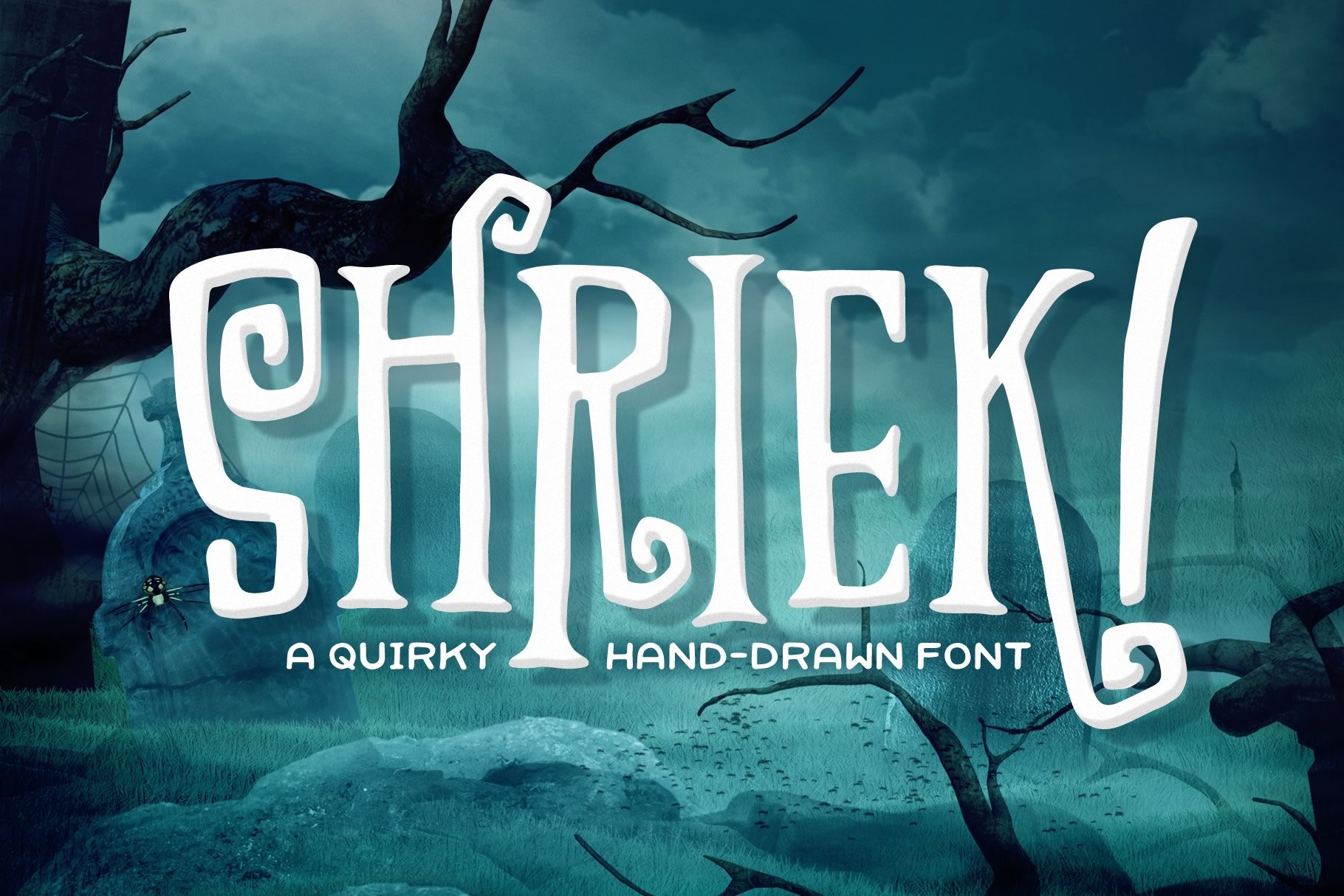 Shriek! Font cover image.