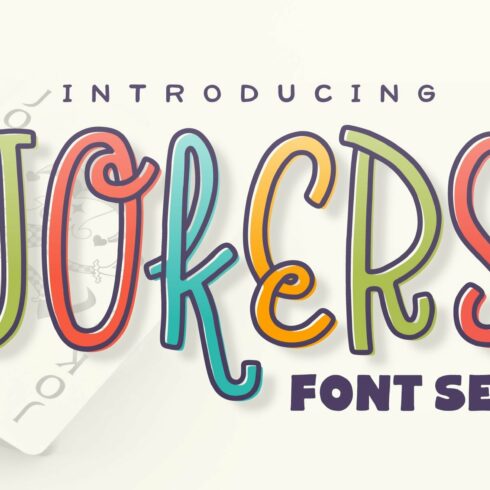 Jokers Font Set cover image.