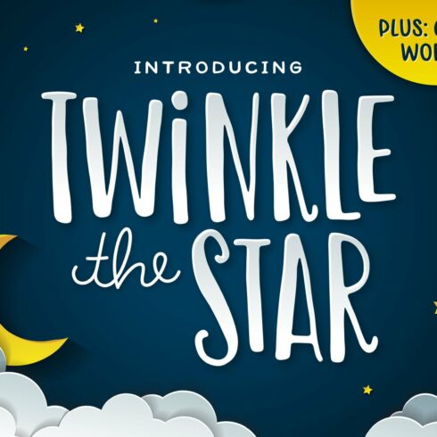 Twinkle the Star Font cover image.
