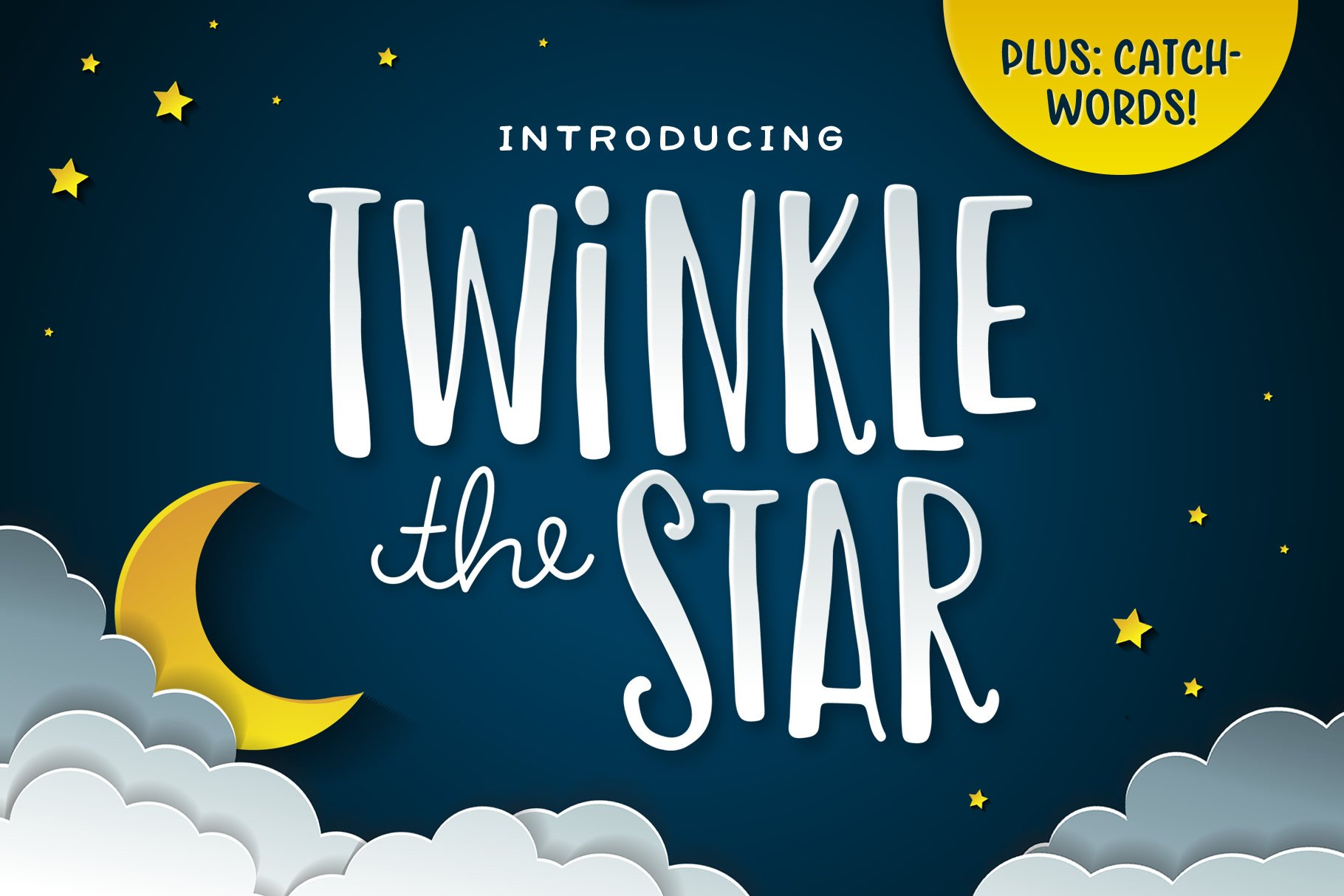 Twinkle the Star Font cover image.