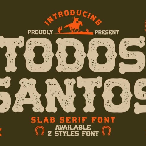 Todos Santos  - Slab Serif Font cover image.