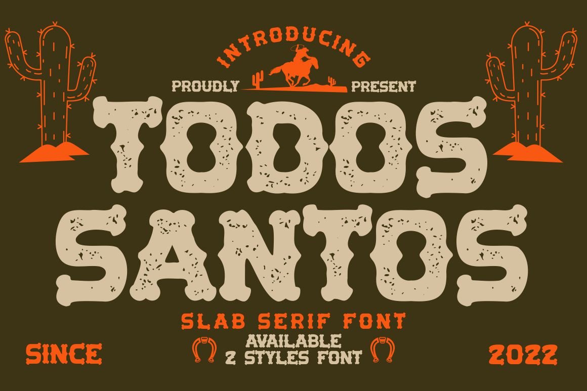 Todos Santos  - Slab Serif Font cover image.