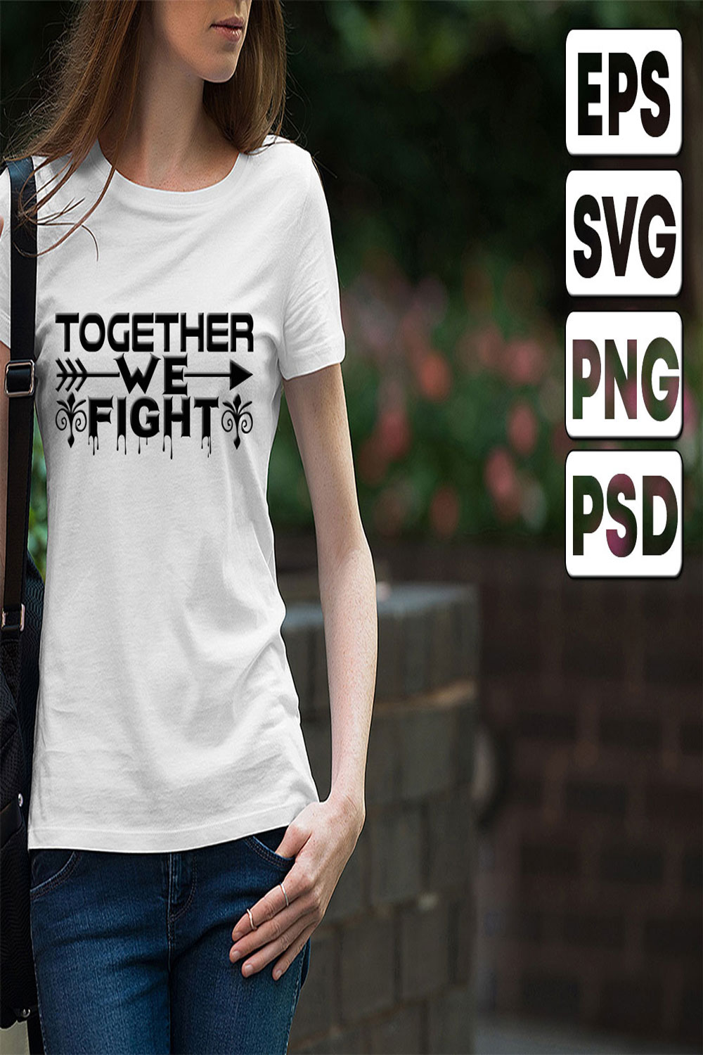 Together We Fight pinterest preview image.